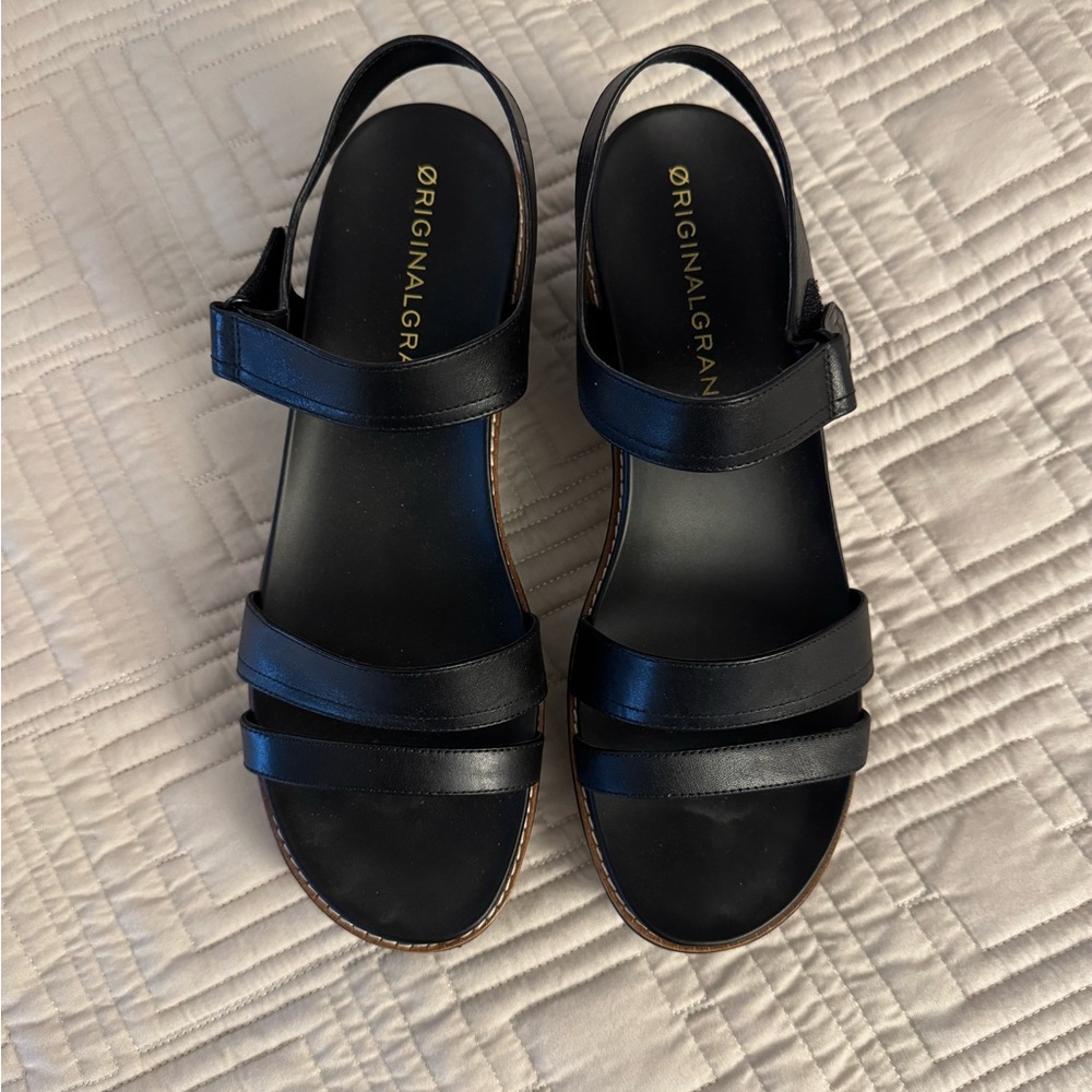 Cole Haan Black Sandals with Adjustable Straps
Excellent condition